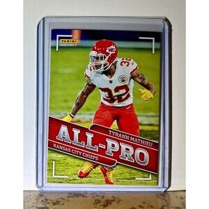 Tyrann Mathieu 2020 Panini All-Pro NFL #21 Card 1/241 Kansas City Chiefs